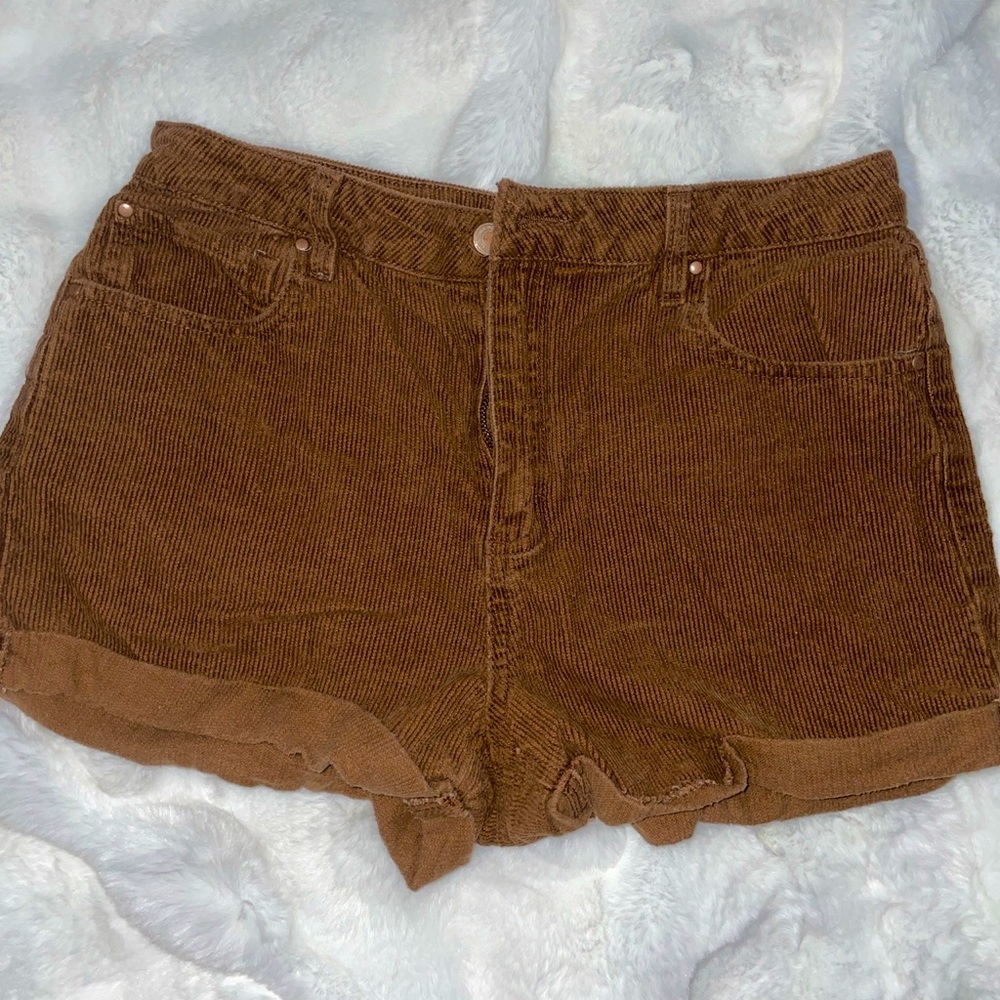 Ribbed Corduroy Shorts